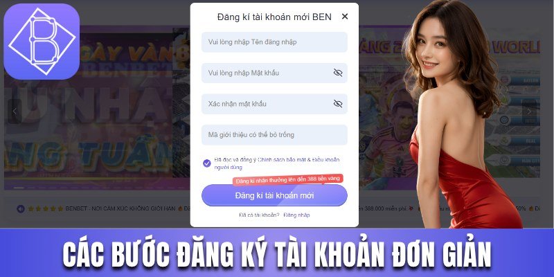 Hướng dẫn đăng ký tài khoản đơn giản trong 3 bước