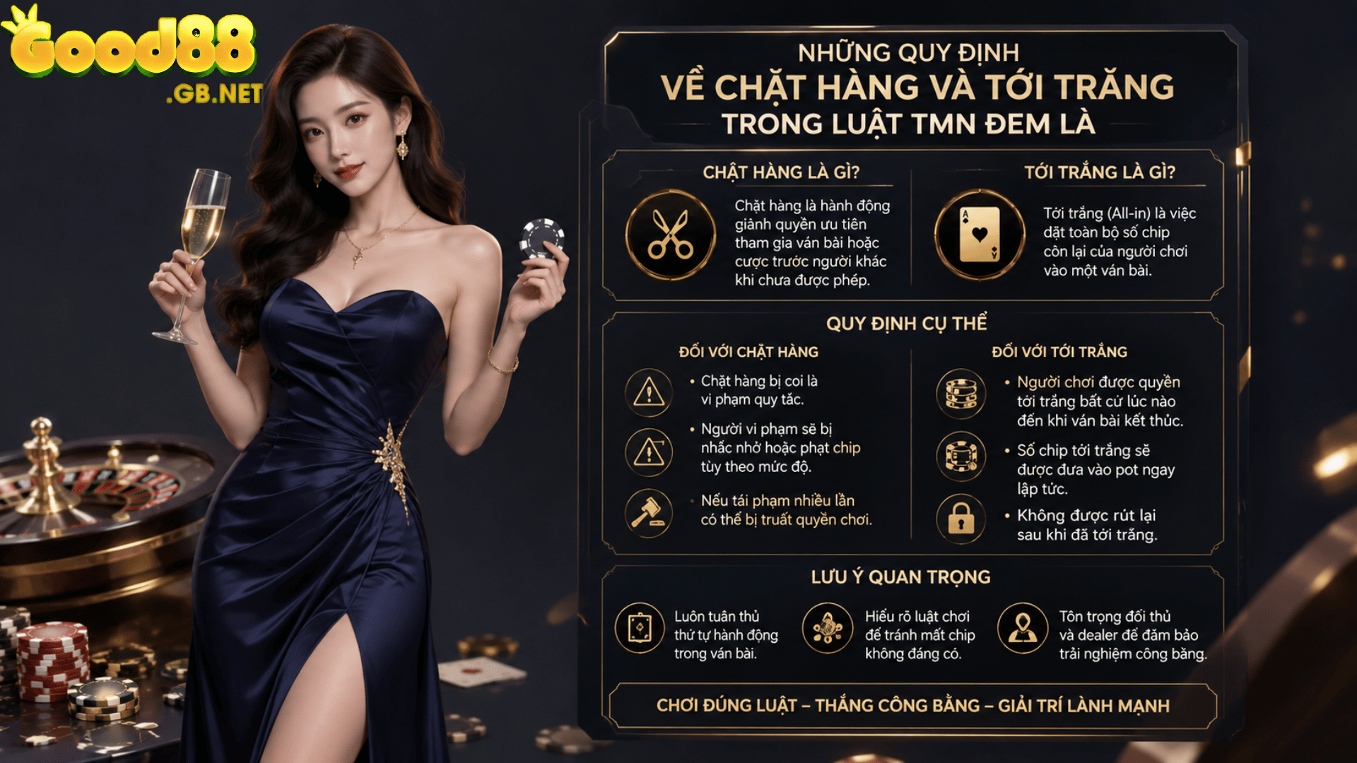 Những Quy Định Về Chặt Hàng Và Tới Trắng Trong luat tmn dem la