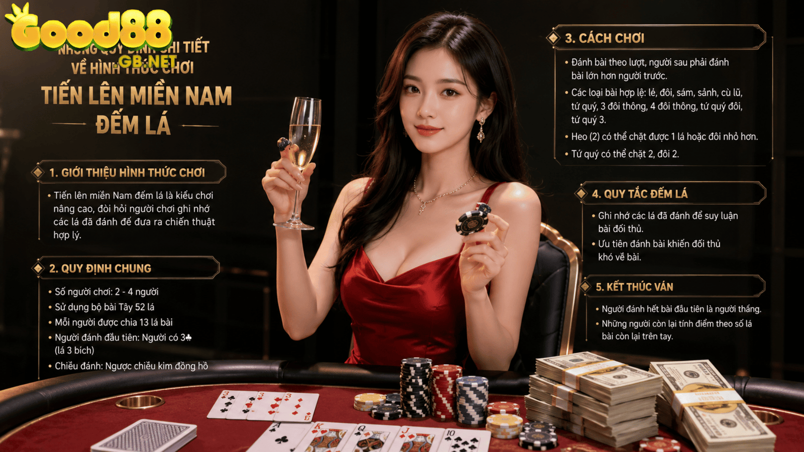 Hình Thức Chơi Tiến Lên Miền Nam Đếm Lá